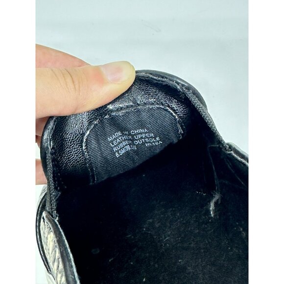 Michael Kors Women Snakeskin Embossed Loafers Shoes Size 6.5 Slip On - Picture 6 of 8